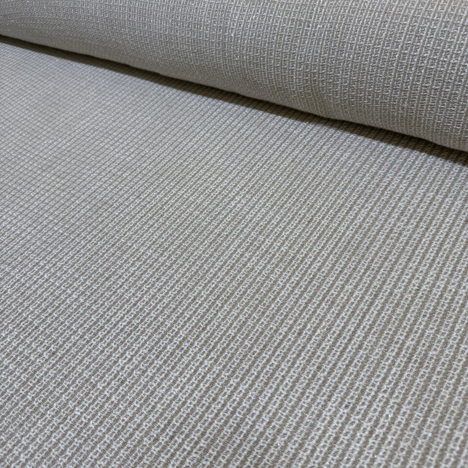 Tüvit Şanel Kumaş Çift En Simli Bej