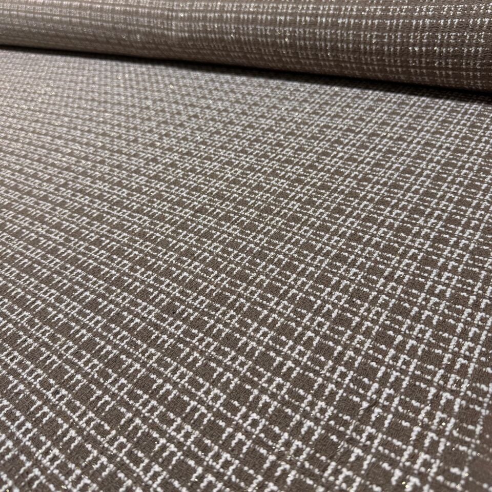 Tüvit Şanel Kumaş Çift En Simli Vizon