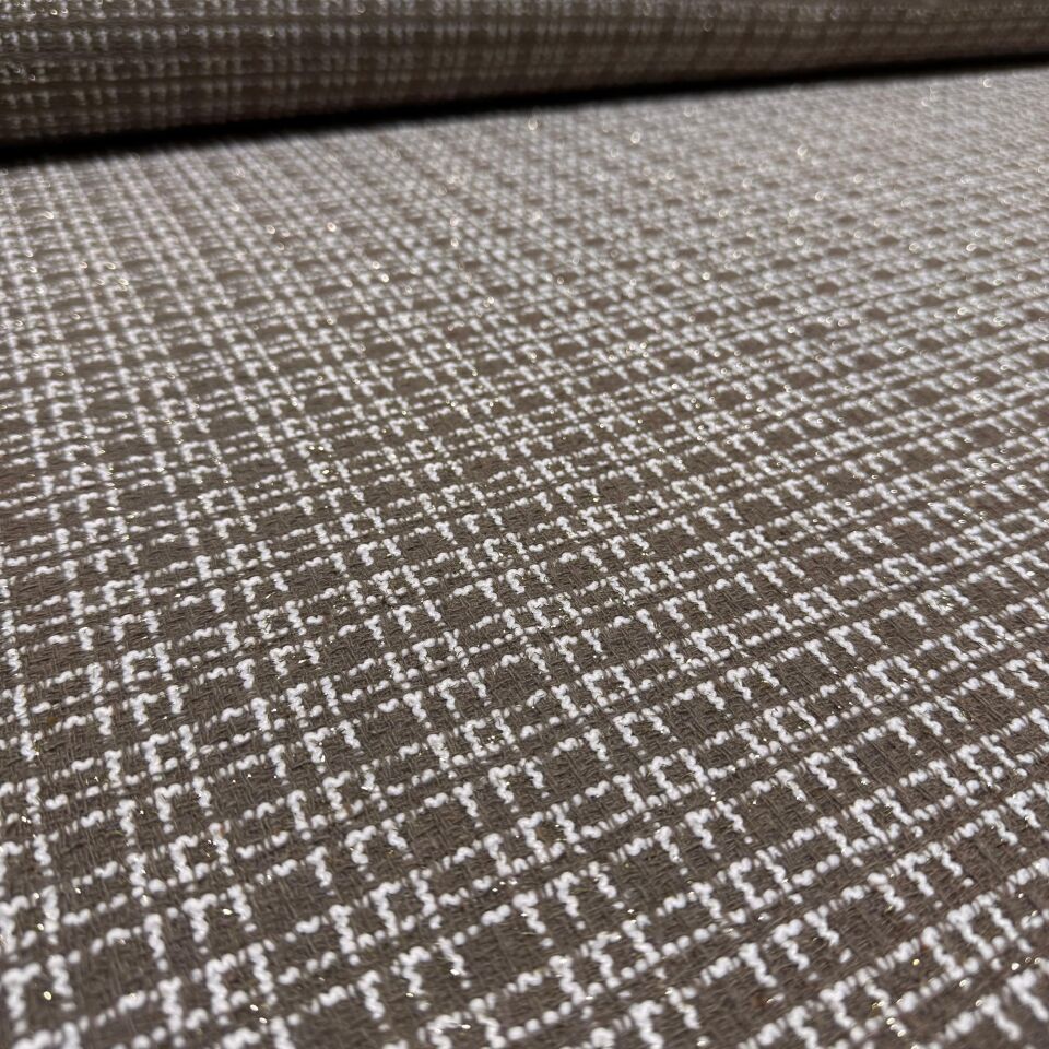 Tüvit Şanel Kumaş Çift En Simli Vizon