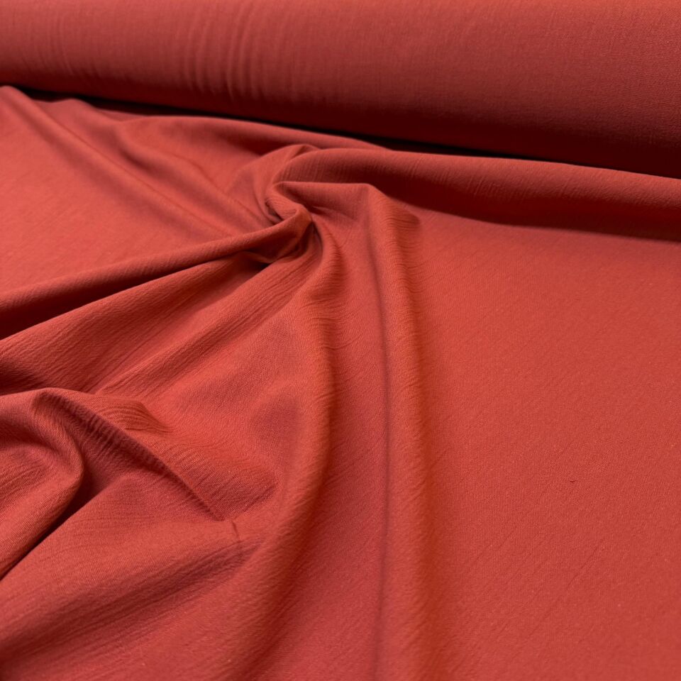 Şile Bezi Kumaş %100 Pamuk Çift En Kiremit