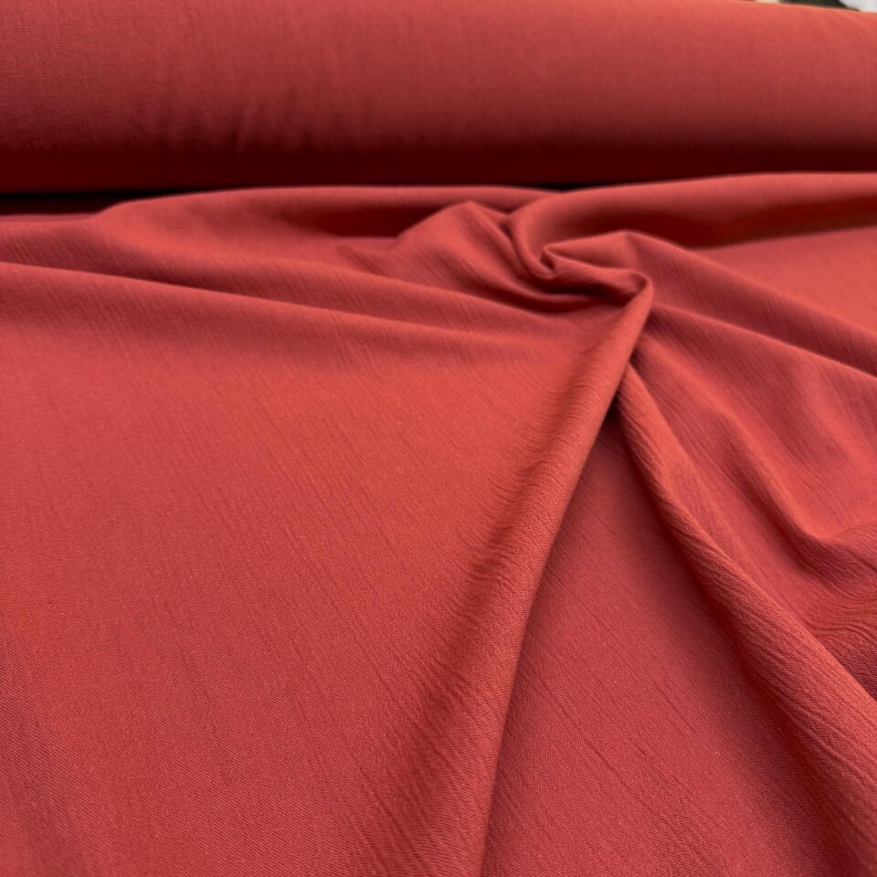 Şile Bezi Kumaş %100 Pamuk Çift En Kiremit