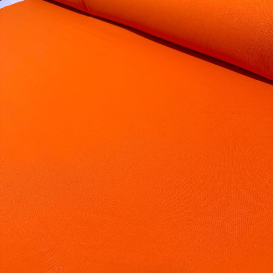 Şile Bezi Kumaş %100 Pamuk Çift En Turuncu